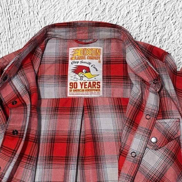 DIXXON Shirt Flannel NEW Clay Smith Pearl Snap Coastal Cowgirl Women’s Size S - Picture 4 of 9